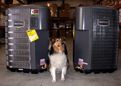 Wendi shows Maytag air conditioners